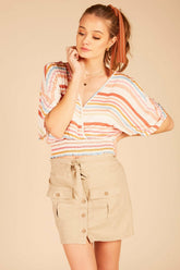Cargo Mini Skirt | Vintage Havana Clothing