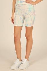 Tulum Lavender Tie Dye Biker Shorts | Vintage Havana Clothing