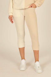 Brushed Hacci Rib Split Jogger | Vintage Havana Clothing