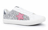 KIDS GLORIA - WHITE SILVER PINK | Vintage Havana Shoes