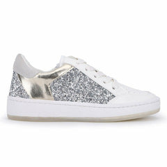 KIDS HALEE - WHITE SILVER GOLD MULTI | Vintage Havana Shoes