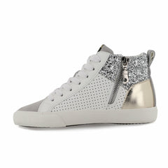 KIDS DEDE - WHITE SILVER GOLD | Vintage Havana Shoes