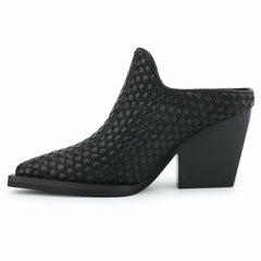 DANTE - BLACK WOVEN | Vintage Havana Shoes