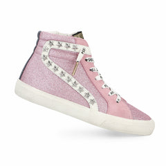 KIDS WALLY HIGH - PINK GLITTER | Vintage Havana Shoes