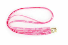 PINK WHITE GOLD TIP LACES | Vintage Havana Shoes