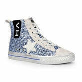 ALIVE HIGH - BLUE GLITTER | Vintage Havana Shoes