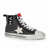 ALIVE HIGH - GREY CANVAS | Vintage Havana Shoes
