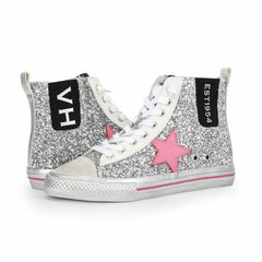 ALIVE HIGH - SILVER GLITTER MULTI | Vintage Havana Shoes