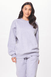 Heather Grey Proweave Crewneck Sweatshirt | Vintage Havana Clothing