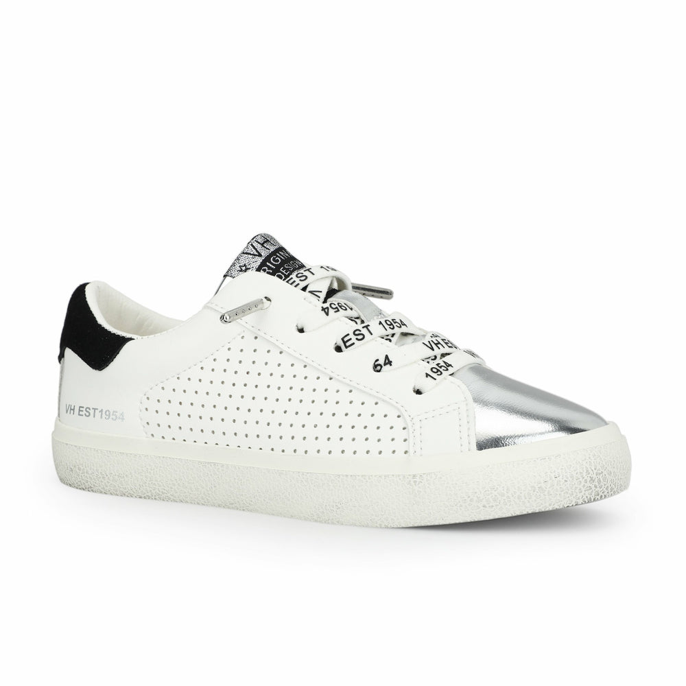 KIDS RONDA - WHITE BLACK PERF MULTI | Vintage Havana Shoes