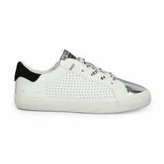 KIDS RONDA - WHITE BLACK PERF MULTI | Vintage Havana Shoes