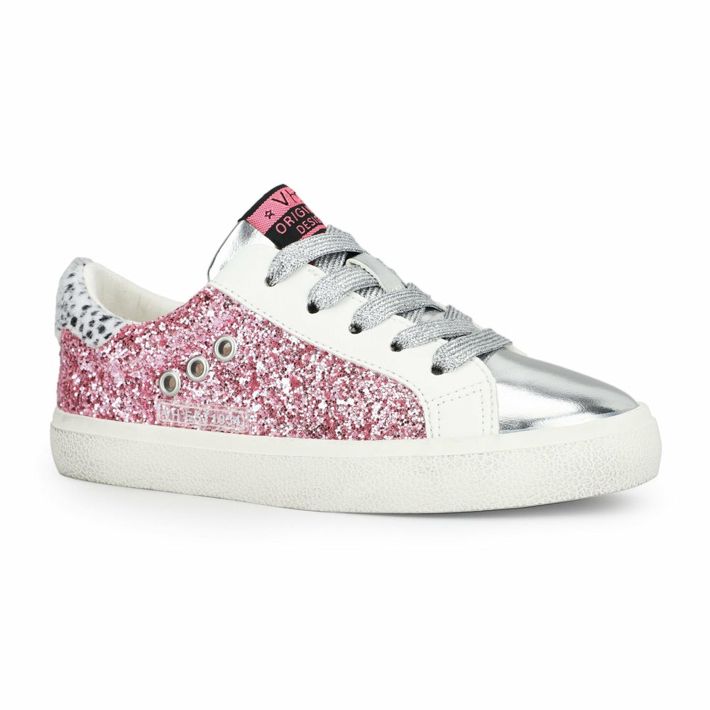 KIDS ADALENE - PINK GLITTER MULTI | Vintage Havana Shoes