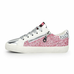 KIDS ADALENE - PINK GLITTER MULTI | Vintage Havana Shoes