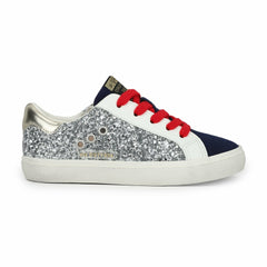 KIDS ADALENE - SILVER GLITTER MULTI | Vintage Havana Shoes