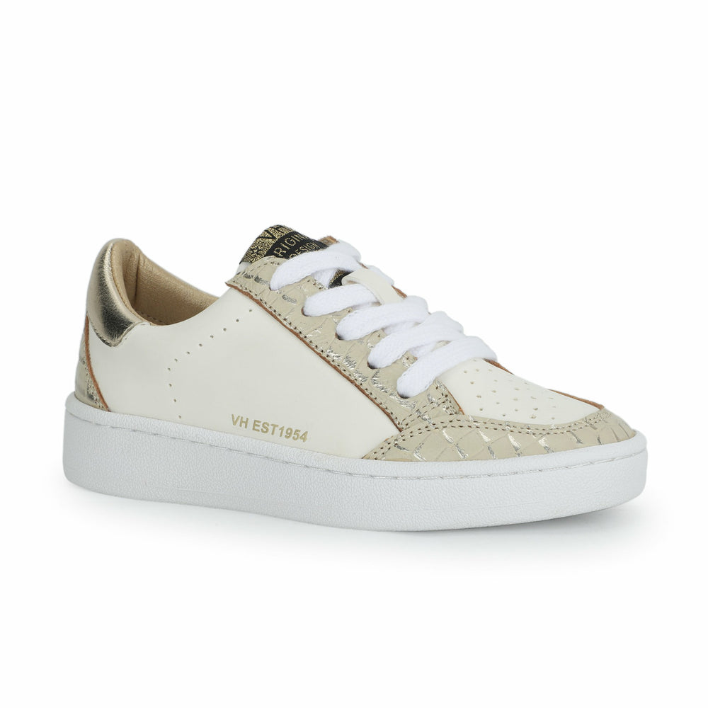 KIDS HALEE - WHITE NUDE CROCO | Vintage Havana Shoes