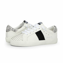 RAELYN - WHITE BLACK STUDS | Vintage Havana Shoes