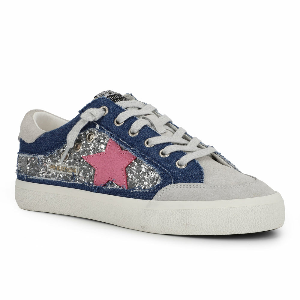 SELENE - DENIM SPARKLE MULTI | Vintage Havana Shoes