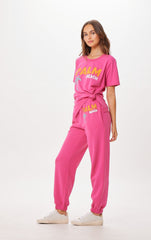 Hot Pink Palm Beach Jet Setter T-Shirt | Vintage Havana Clothing