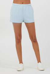 Sailboat Blue Cloud Fleece Shorts | Vintage Havana Clothing