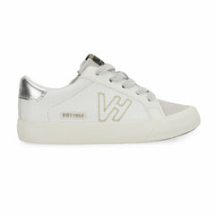 KIDS VITA - WHITE PEBBLED GREY | Vintage Havana Shoes