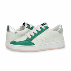 KIDS EDNA - WHITE GREEN | Vintage Havana Shoes
