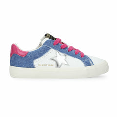 KIDS LULU - WHITE DENIM MULTI | Vintage Havana Shoes