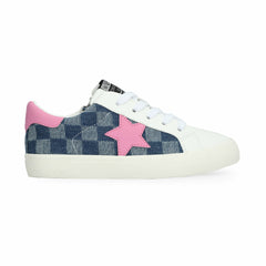 KIDS DIANNA - DENIM CHECKERED MULTI | Vintage Havana Shoes