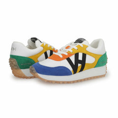 COSMIC - BLUE MUSTARD ORANGE MULTI | Vintage Havana Shoes