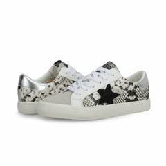 GRANDE WHITE BLACK SNAKE GREY POP | Vintage Havana Shoes