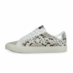 GRANDE WHITE BLACK SNAKE GREY POP | Vintage Havana Shoes