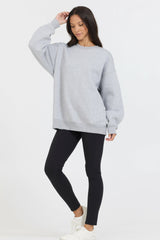 Heather Grey Proweave Crewneck Sweatshirt | Vintage Havana Clothing