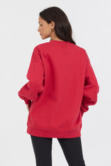 Red Proweave Crewneck | Vintage Havana Clothing