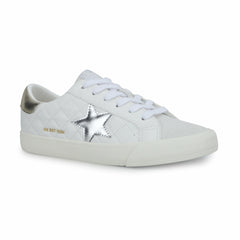 GRANDE - WHITE GREY QUILTED | Vintage Havana Shoes
