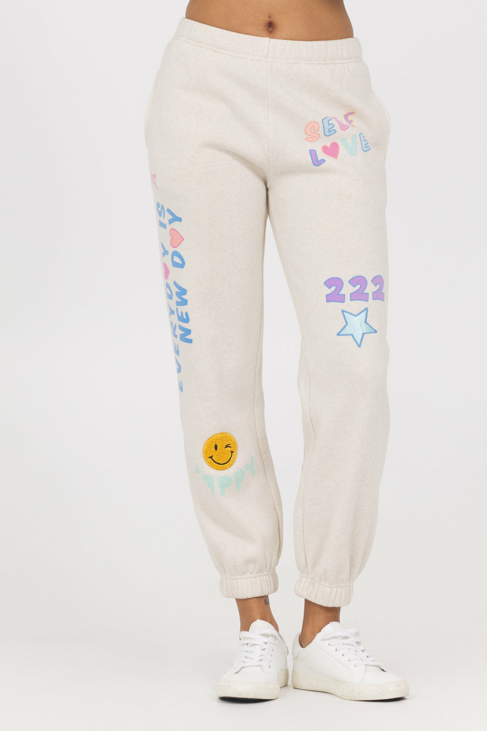 Printed Surf Wash Jogger with Patches | Vintage Havana Clothing