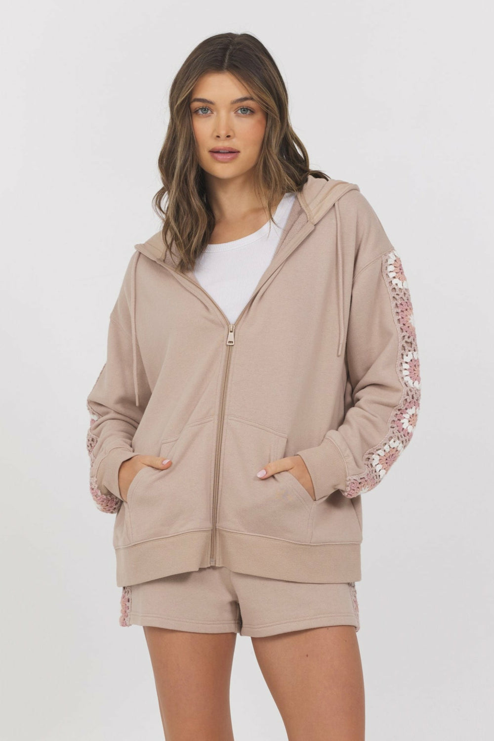 French Terry Zip Up | Vintage Havana Clothing
