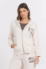 Suede Terry Zip Up | Vintage Havana Clothing