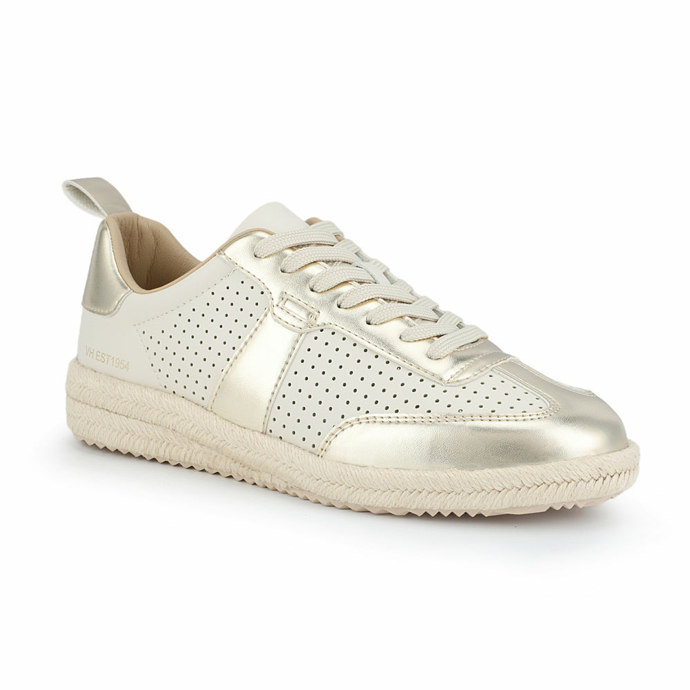 MAY - WHITE/GOLD | Vintage Havana Shoes