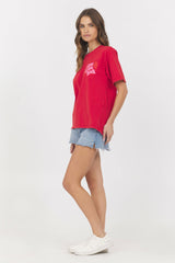 Washed Graphic Tee Give Love Back | Vintage Havana Clothing