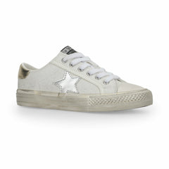 KIDS ALIVE - WHITE GLITTER | Vintage Havana Shoes