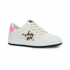 KIDS ARIELLA - WHITE/ LEOPARD | Vintage Havana Shoes
