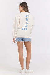 SURF WASH EMBROIDERED CREWNECK | Vintage Havana Clothing