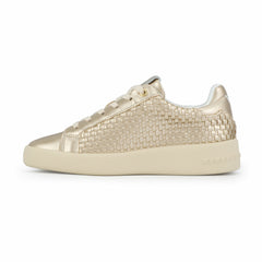 LUNA - GOLD WOVEN | Vintage Havana Shoes