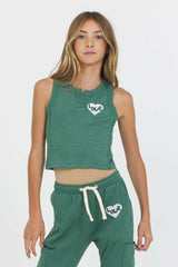 Hunter Green "Love" 2-Piece Set | Vintage Havana Clothing