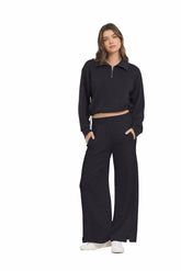 Black Cloud Top + Pant 2-Piece Set | Vintage Havana Clothing