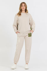 Bandana Patch Jogger + Crew 2-Piece Set | Vintage Havana Clothing
