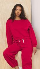 Fleece Crewneck w/ Star Applique | Vintage Havana Clothing