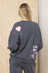 Printed Surf Wash Crew w/ Patches | Vintage Havana Clothing