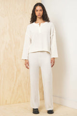 Sweater Terry Wide Leg Pant | Vintage Havana Clothing