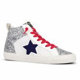 Vintage Havana High Tops | Women LESTER - SILVER GLITTER MULTI Silver Glitter Multi