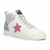 Vintage Havana High Tops | Women LESTER - WHITE GREY PINK White Grey Pink